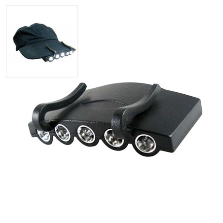 LED flashlight with cap clip