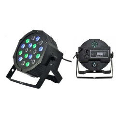 PAR spotlight RGB 18 LEDs 1W