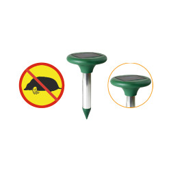 Mole repellent stake