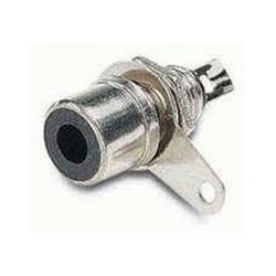 RCA-Buchse Panel schwarz