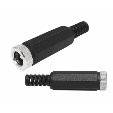 Female power connector with cable 5.5x2.1mm