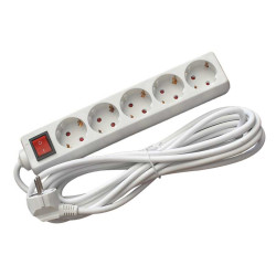 Power strip 5-way 1.5m 3x1.5mm² with switch Alien