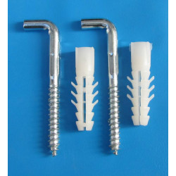 Lag screw with wall plug for boiler mounting 10MM
