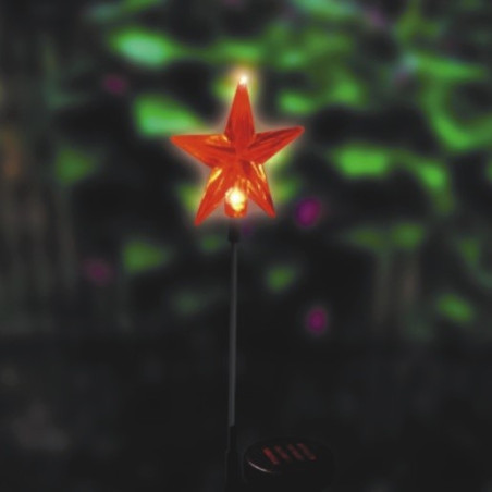 Solar-Gartenlampe Stern