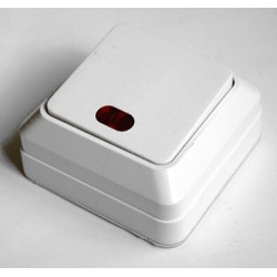 Aufputzschalter mit LED