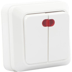 Przełącznik natynkowy z lampką