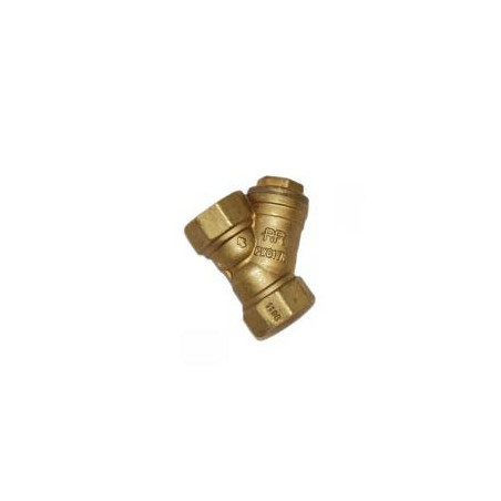 Y-water filter brass 1/2 inch