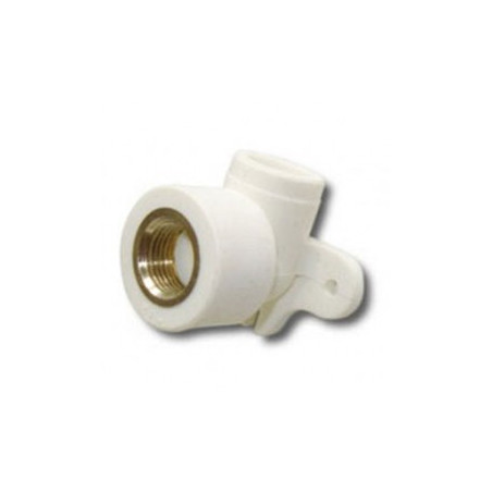 Elbow with foot for PPR 20mm x 1/2 female thread
