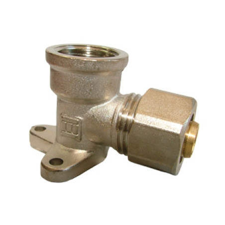 Elbow with foot for Pexal 1/2 nut x 1/2 female thread