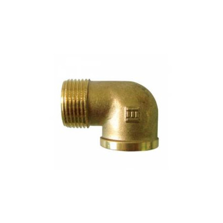Bronze elbow for water 3/4 inch no. 1 female thread+male thread