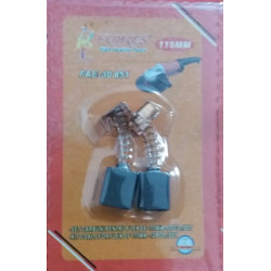 Carbon brush set for 115mm angle grinder 12/set