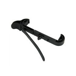 Steering wheel phone holder black