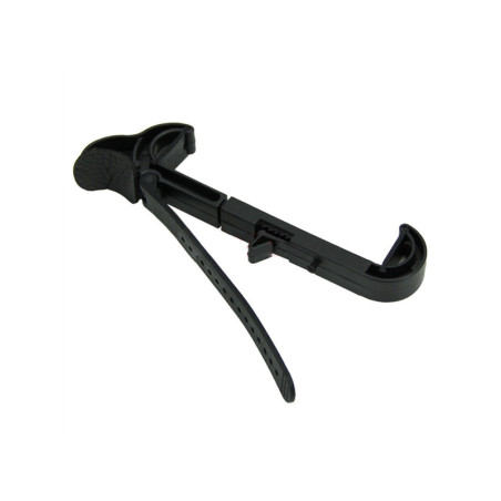 Steering wheel phone holder black