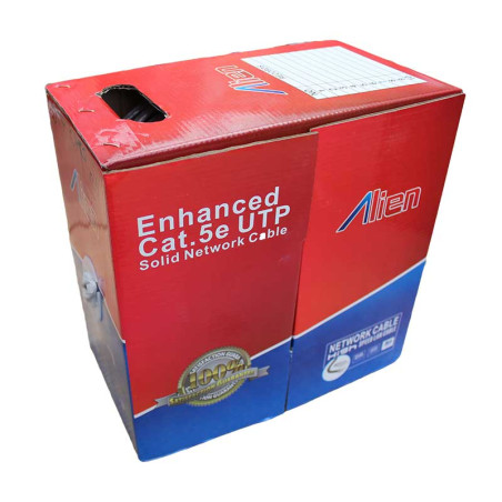 UTP cable Cat5e Alien 0.5mm CCA roll 100m