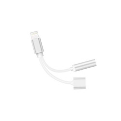 Adapter iPhone7 2w1 - ładowanie i audio