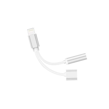 Adapter iPhone7 2w1 - ładowanie i audio