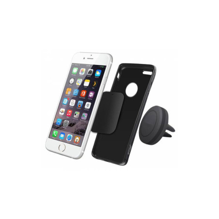Magnetic car phone holder