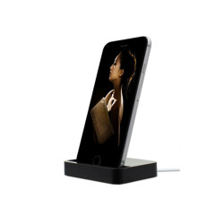 iPhone-Halterung mit Ladung schwarz