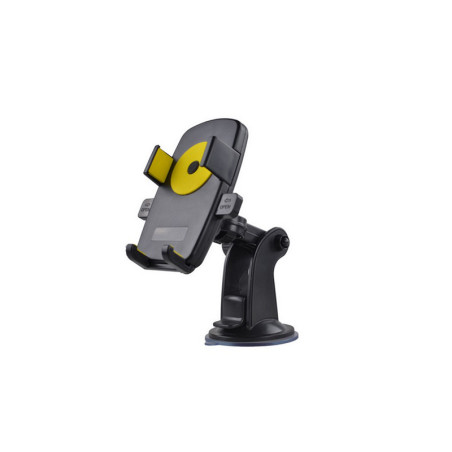 Telephone suction cup holder with automatic closure