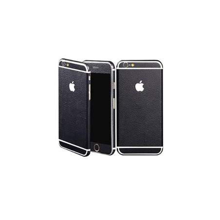 Iphone7 TPU case imitation black leather