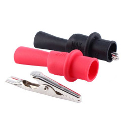 Crocodile clips Mastech C3104 64mm