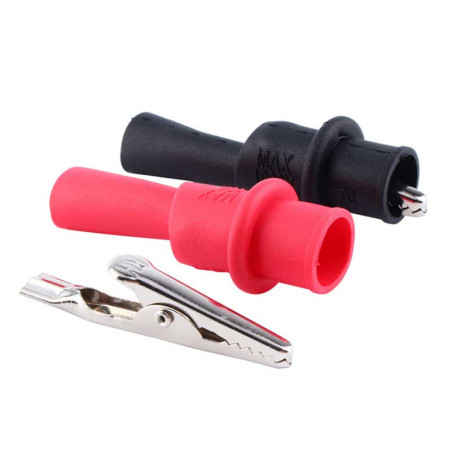 Crocodile clips Mastech C3104 64mm