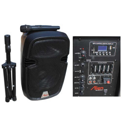 Aktivbox 10" ABS 2110DA-R USB/SD/FM/BT/ACCU Alien