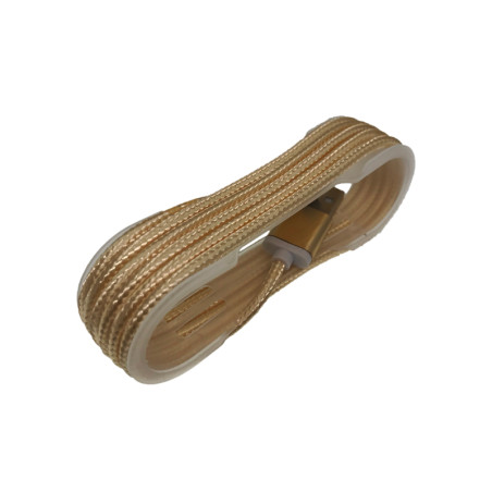 Type C textile gold cable