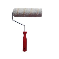 Professional paint roller red with grey No.10