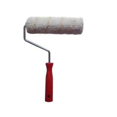 Professional paint roller red with grey No.10