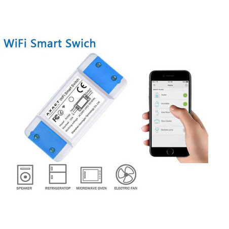 Wireless relay 10A (Wi-Fi smart switch)