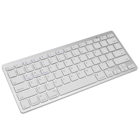 White Bluetooth keyboard