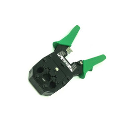 Szczypce zaciskowe uniwersalne 8p8c/6p6c/4p4c zielone