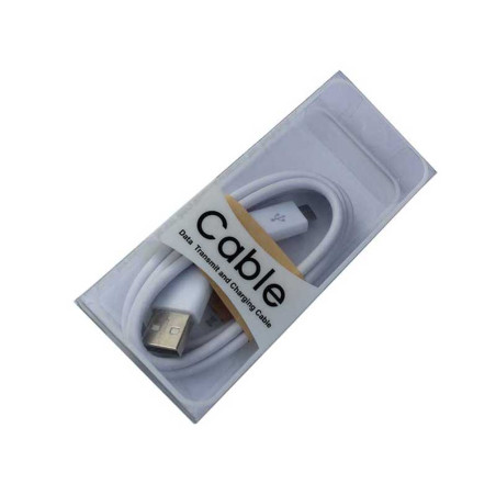 MicroUSB-Kabel 1m weiß Blister
