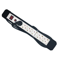 Przedłużacz przeciwprzepięciowy 6gniazd 5m Alien