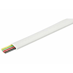 Telephone cable 4 wires white 100m