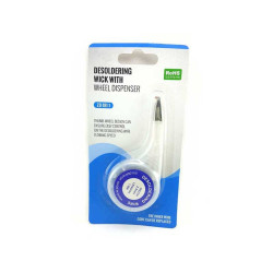Desoldering braid 3mm 1.5m with dispenser