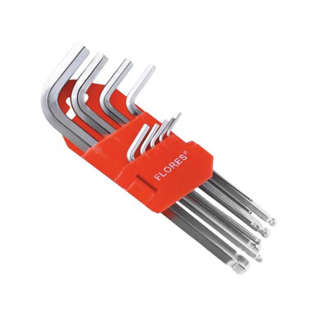 Chrome hex key set (120MM-9pcs/set)