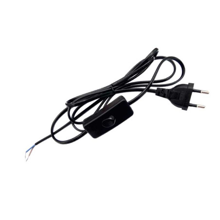 Stromkabel für Tischlampe mit Schalter