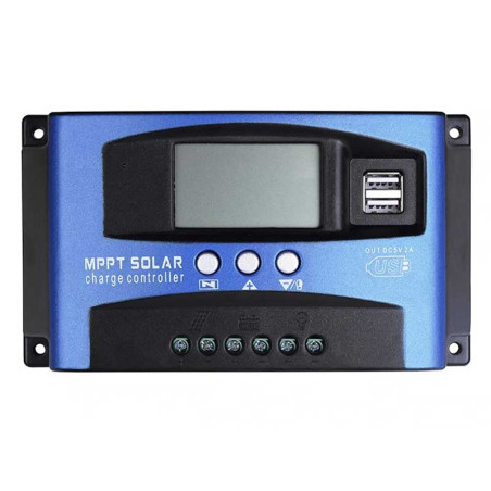 Solar panel controller 12/24V 100A dual USB dual USB MPPT