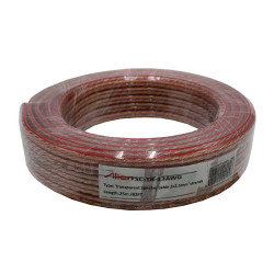 Lautsprecherkabel transparent 2x2,5mm 25m