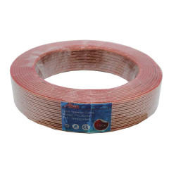 Speaker cable transparent 2x0.35mm reel 100m