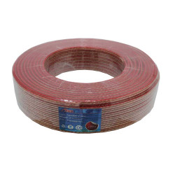 Lautsprecherkabel transparent 2x0,75mm Rolle 100m