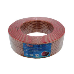 Speaker cable transparent 2x2.5mm reel 100m
