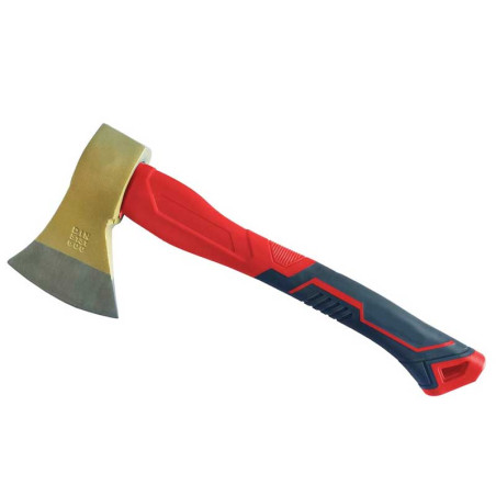 Yellow axe with fiberglass handle 600g