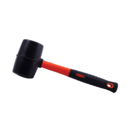 Rubber mallet with plastic handle 500g