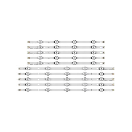 LED-Streifen LG 49" 4+5LED Set 10Stk.