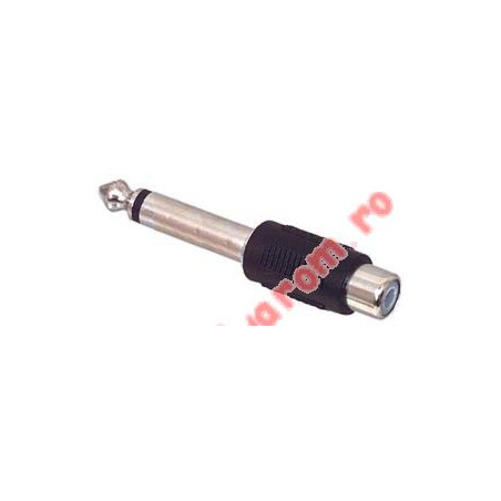 Adaptor RCA mama la jack 6,3mm tata