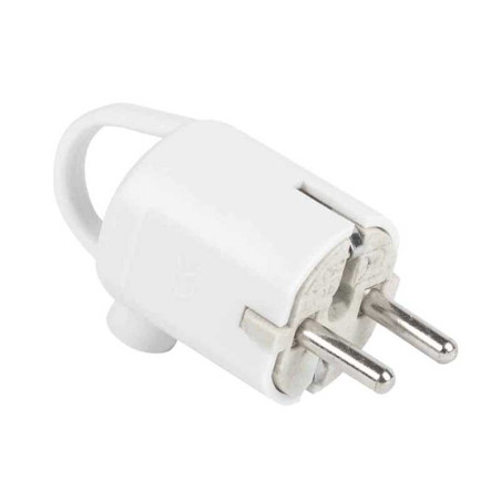 White ceramic plug with tail