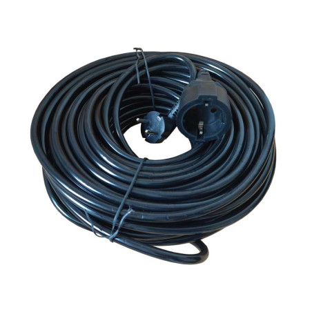 Cablu prelungitor 3x2.5mm cu cupla 30m Alien negru